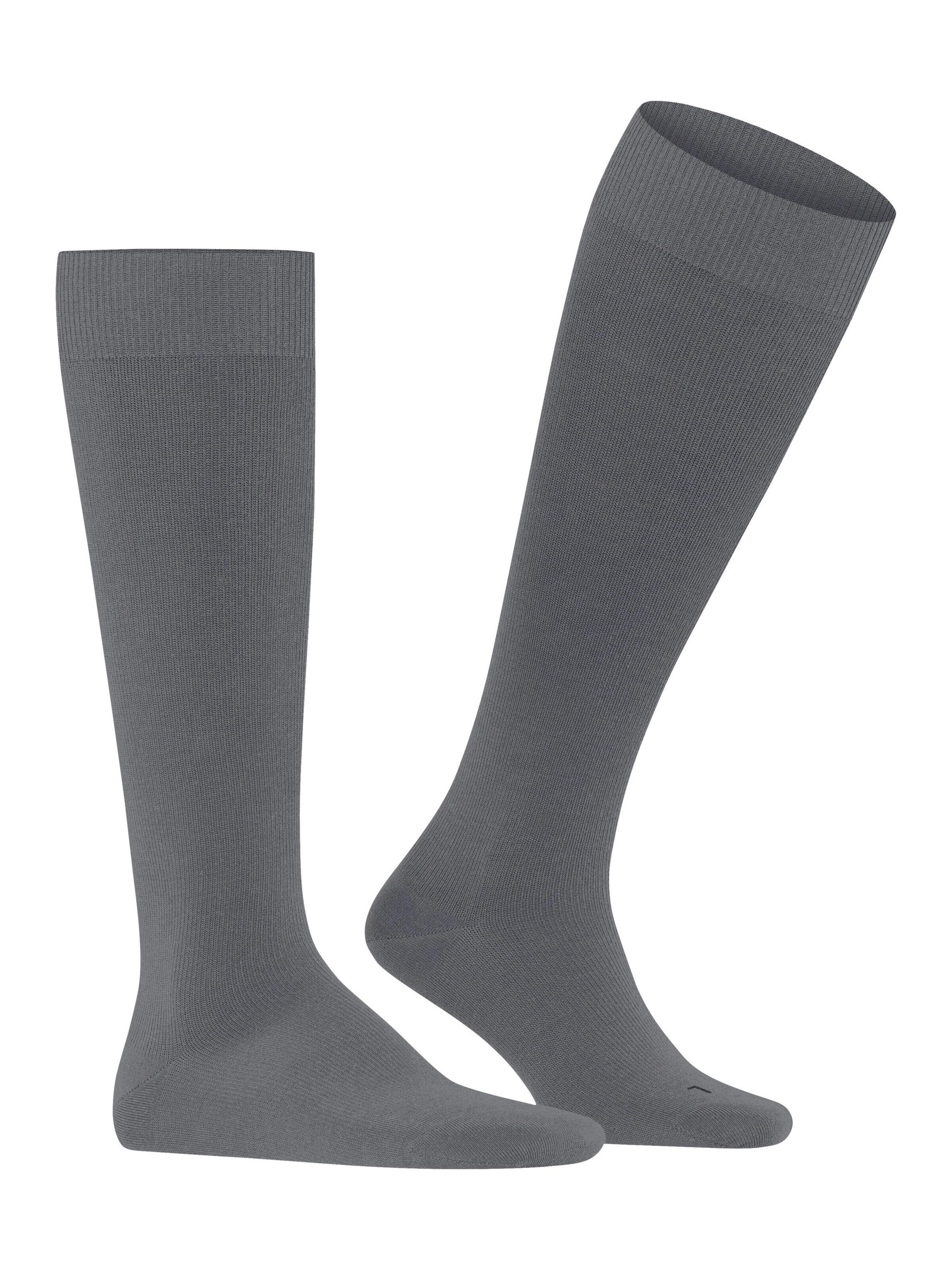 FALKE Kniestrümpfe 'Energizing Wool'‌‌‌‌‌‌‌‌‌ in Grau