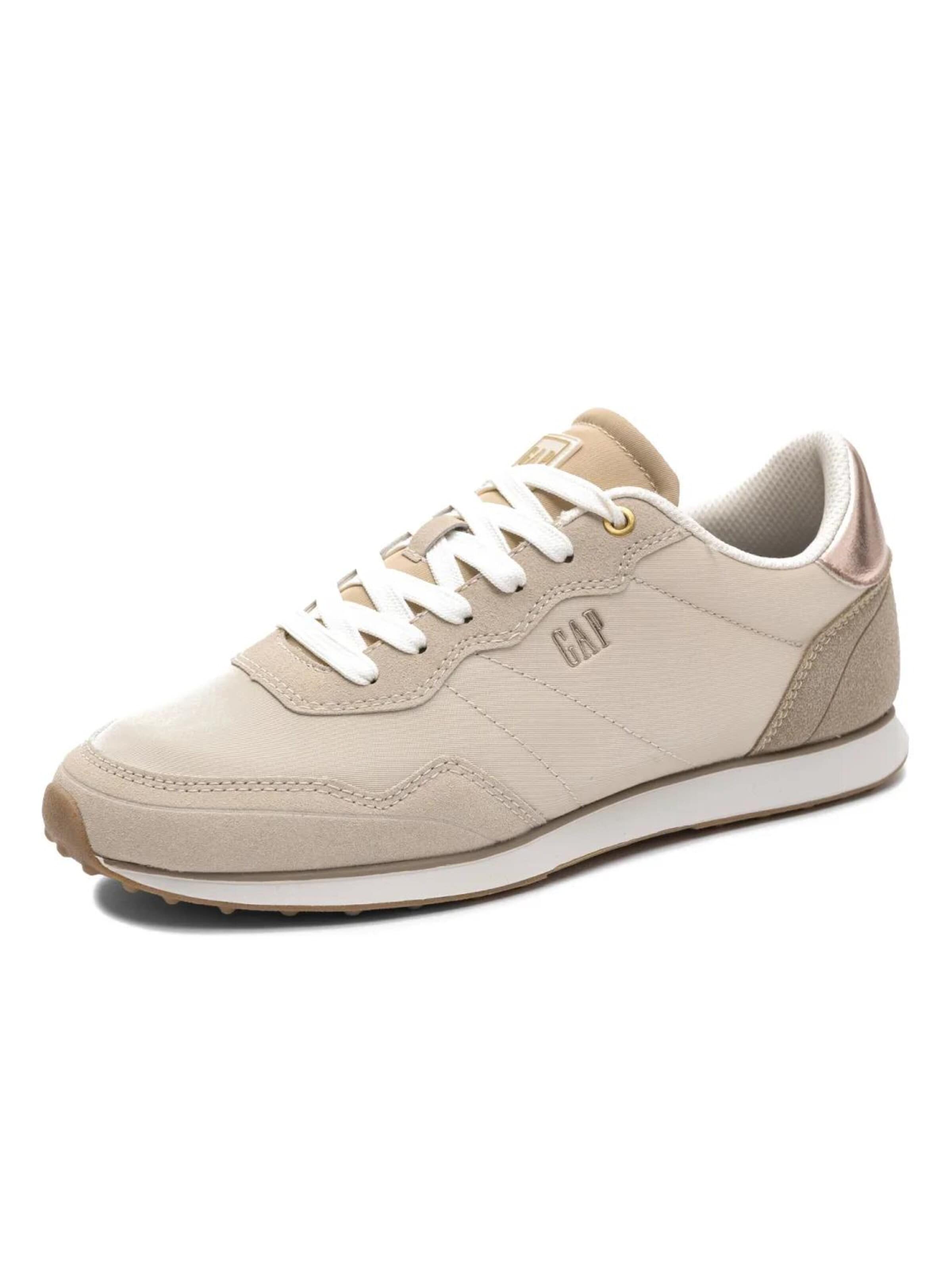 GAP Sneakersy niskie w kolorze beżowy: przód