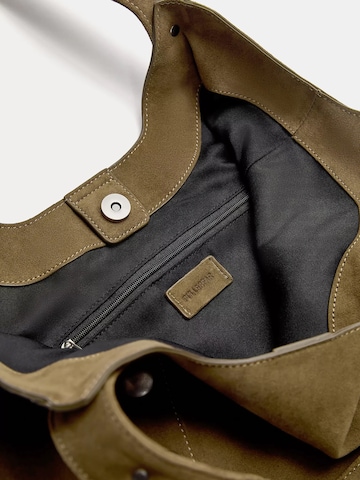 Pull&Bear Shopper táska - zöld