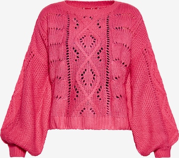 Pull-over swirly en rose : devant