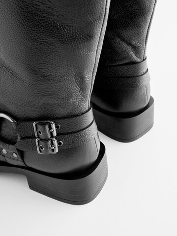 Next Buty kowbojskie w kolorze czarny