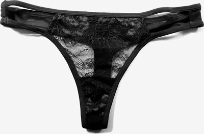 Tanga 'LS String Leo 1x' LASCANA pe negru, Vizualizare produs