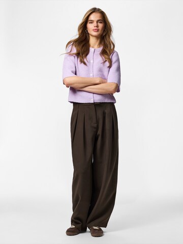 PIECES Kardigan 'PCSILLY' – fialová