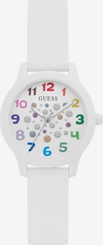 GUESS Analoguhr'TINK' in Weiß: Vorderseite