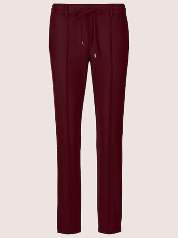 MADELEINE Slim fit Trousers in Red: front