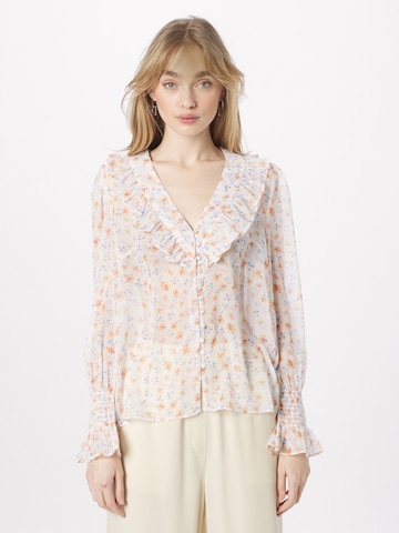 FRENCH CONNECTION - Blusa 'CAMILLE' em branco: frente