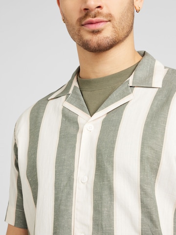 Lindbergh Regular fit Button Up Shirt in Green