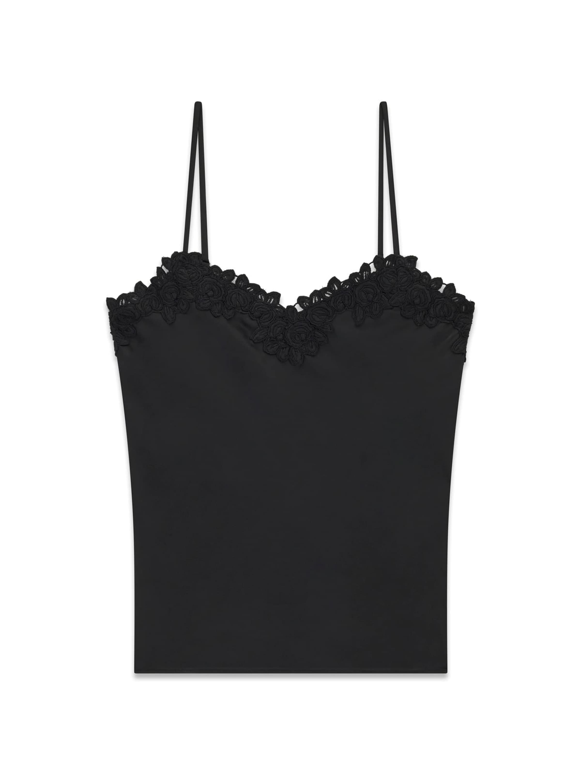 GUESS Top in Schwarz: Vorderseite