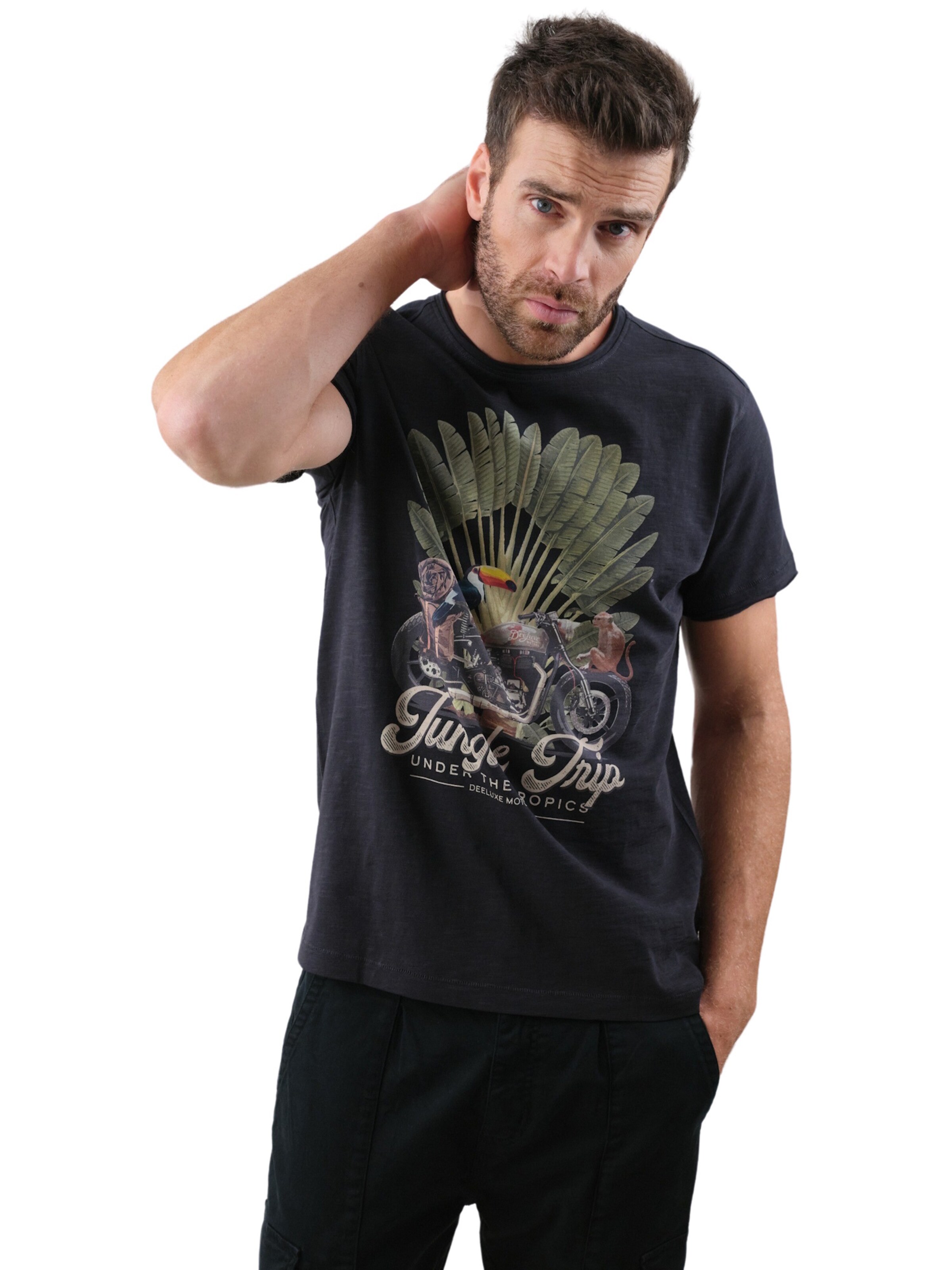 Deeluxe Bluser & t-shirts 'Aventura' i grå: forside