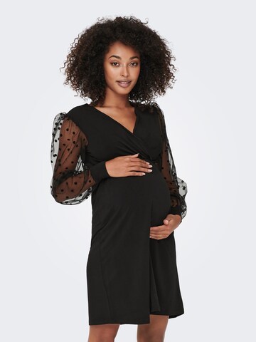 Only Maternity - Vestido 'Jenny' en negro: frente