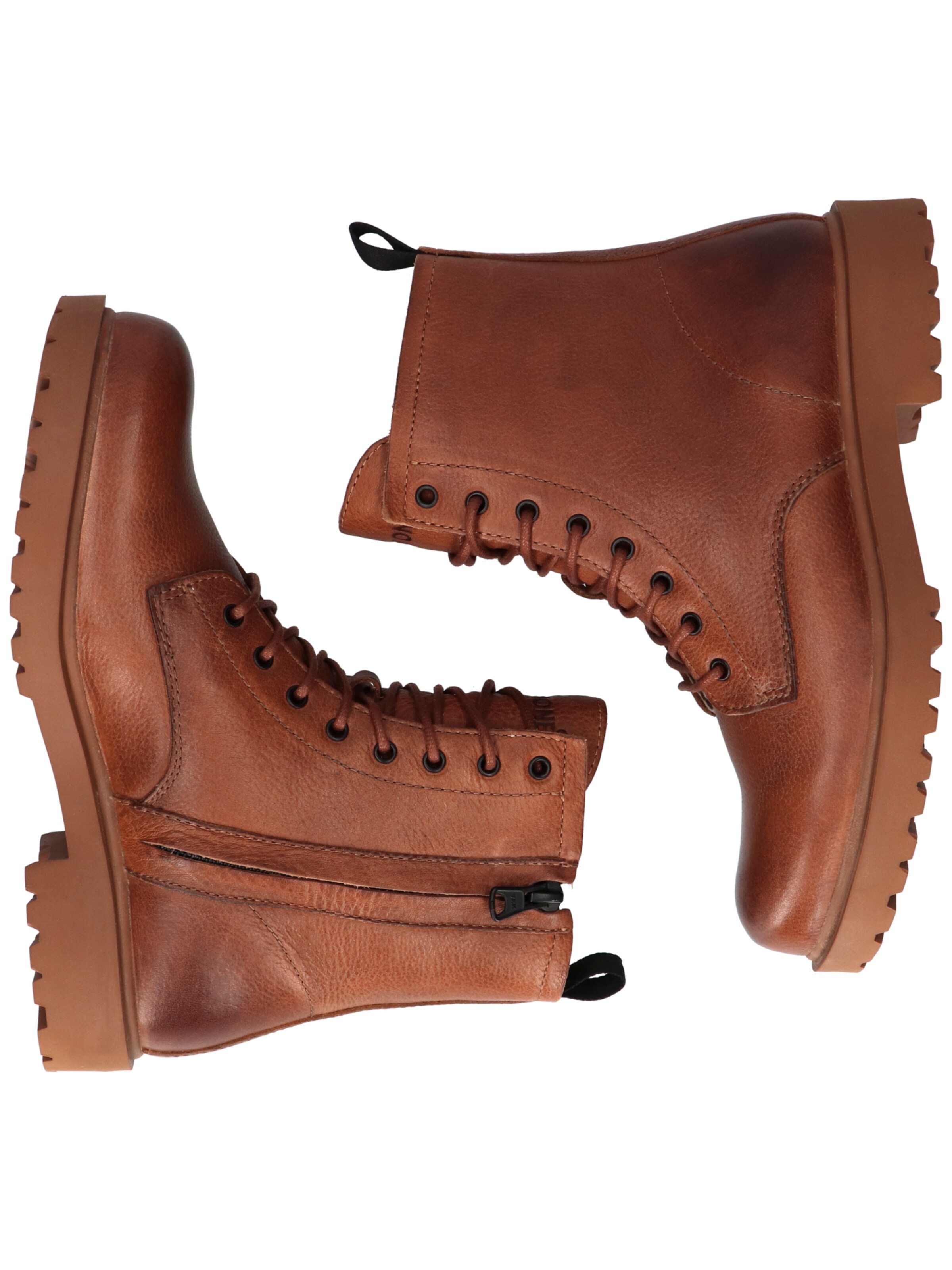 BLACKSTONE Stövlett med snörning 'Kajsa WL02' i brun