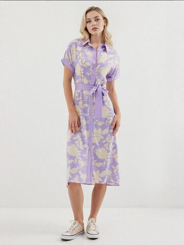 Bigdart Shirt Dress in Purple: front