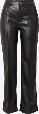 Noisy may Flared Pleated Pants 'Luke' in Black: front