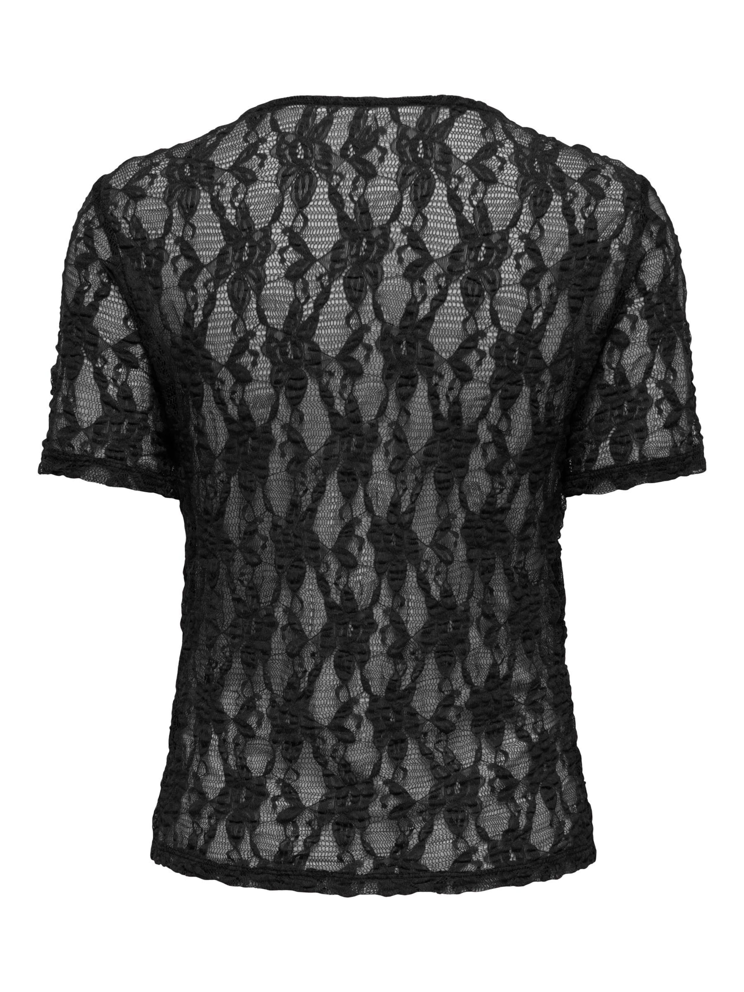 ONLY T-Shirt 'ONLAlba' in Schwarz