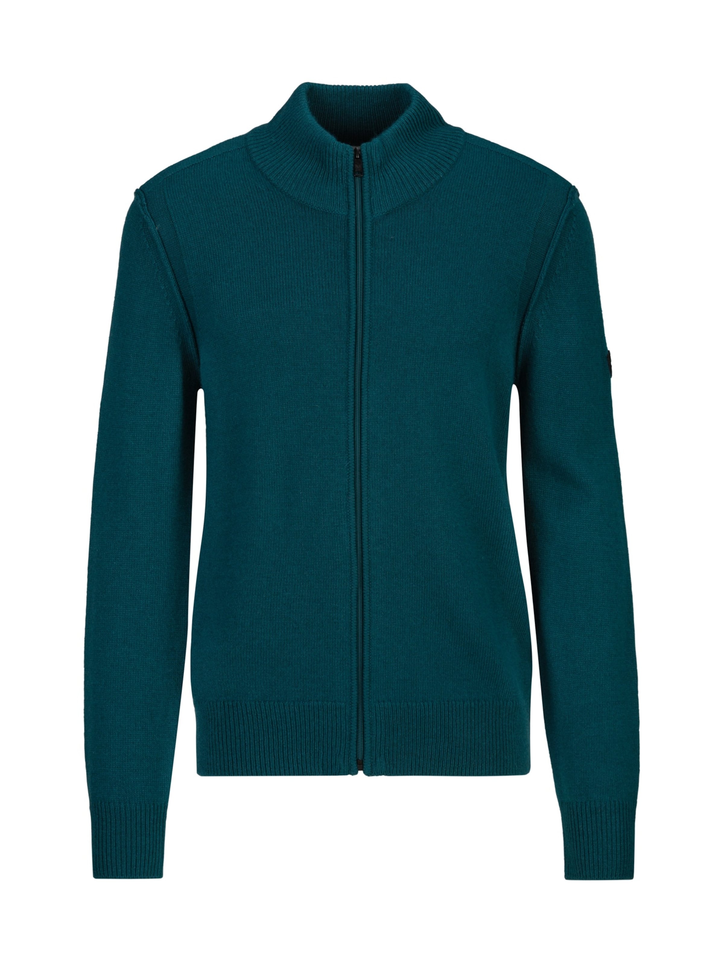 19V69 ITALIA Knit Cardigan 'Zaccaria' in XXXL in Cyan blue, Item view
