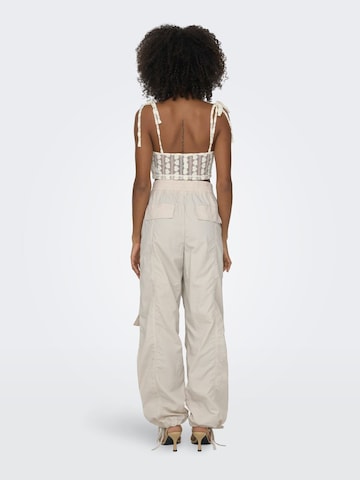 Tapered Pantaloni cargo di ONLY in beige