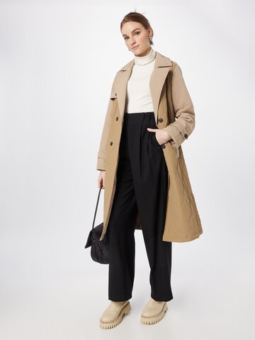 VERO MODA Between-seasons coat 'SUTTON' in Brown