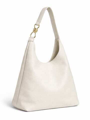 COLLEZIONE ALESSANDRO Shoulder Bag 'PetiteCuir' in Beige: front