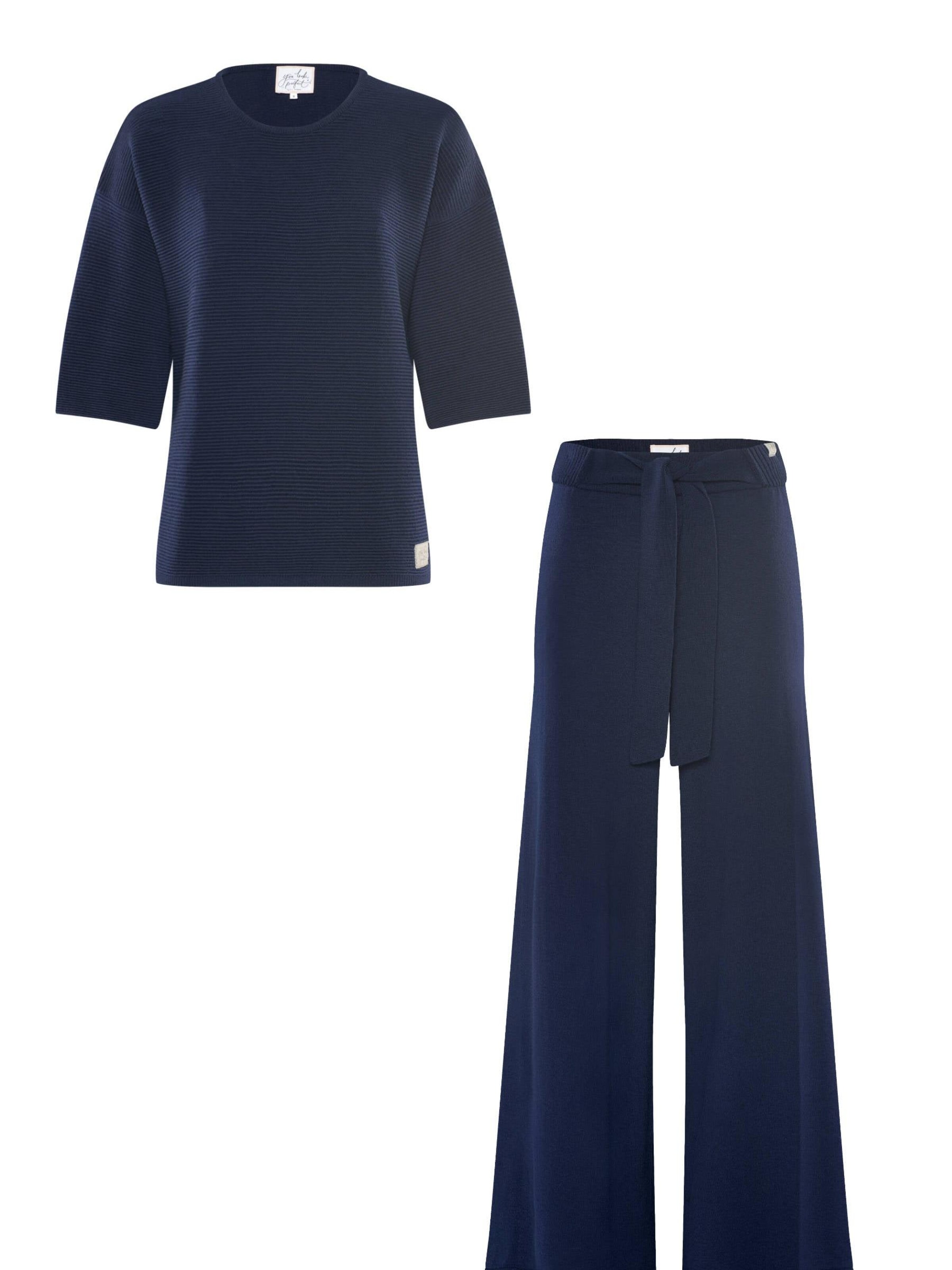 Abito da casa 'Pullover Fay & Pants Bailey' di YOU LOOK PERFECT in blu: frontale