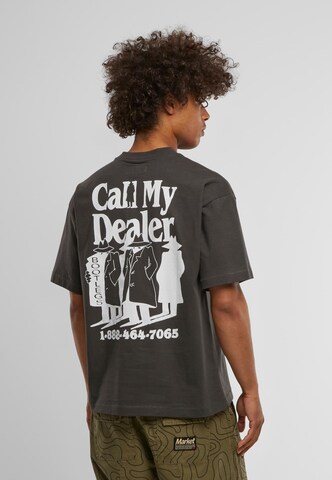 MARKET T-Shirt 'Call My Dealer' in Schwarz: Vorderseite