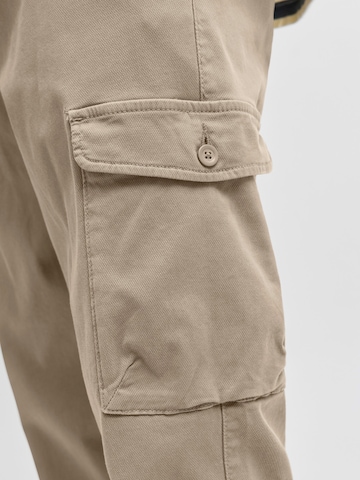 JACK & JONES Конический (Tapered) Брюки-карго 'JPSTACE ARTHUR' в Коричневый