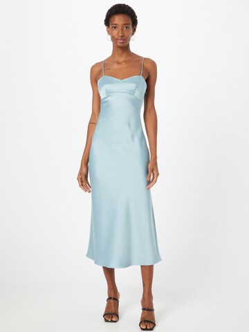 True Decadence Cocktail Dress in Blue: front