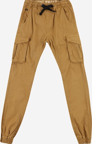 ALPHA INDUSTRIES Trousers in Green: front