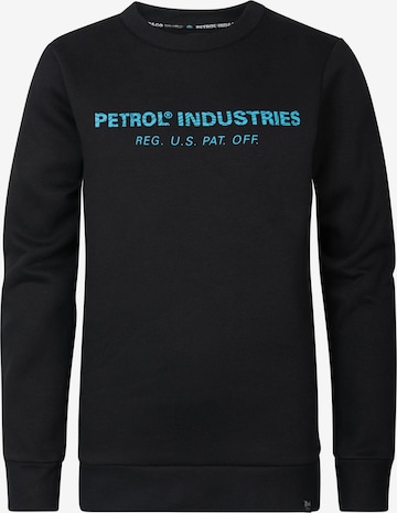 Petrol Industries Sweatshirt in Zwart: voorkant