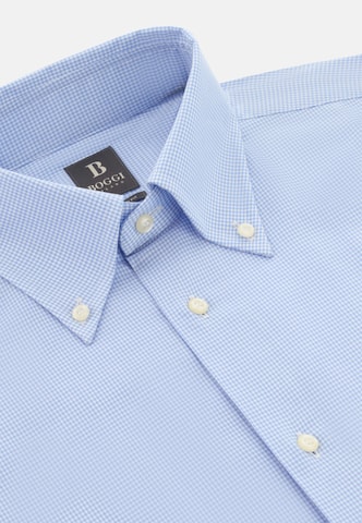 Coupe regular Chemise Boggi Milano en bleu