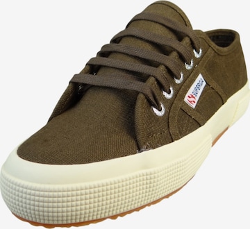 SUPERGA Sneakers laag '2750 Linen Low Top' in Groen: voorkant