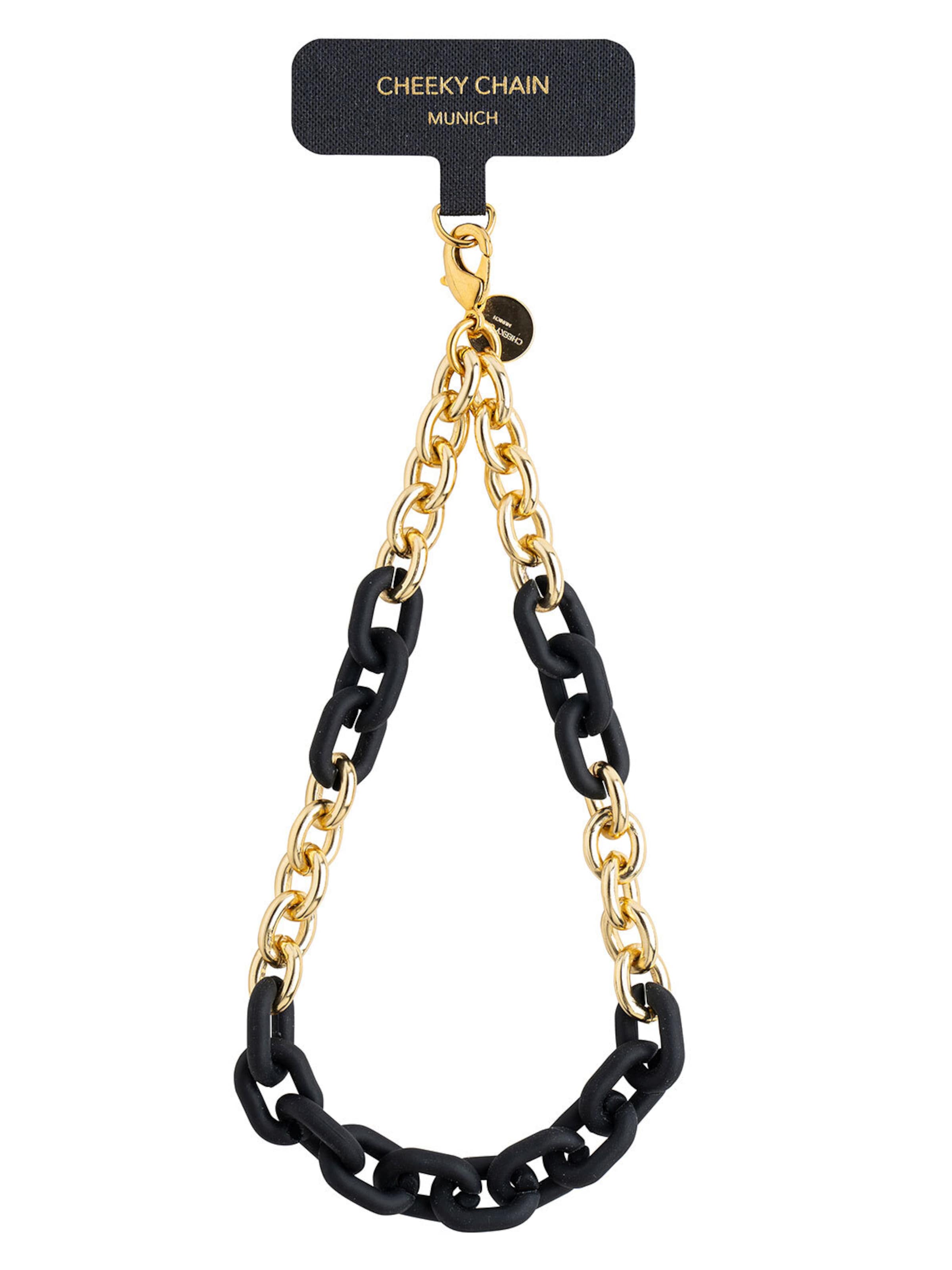 Protection pour Smartphone 'Lio' Cheeky Chain Munich en noir : devant