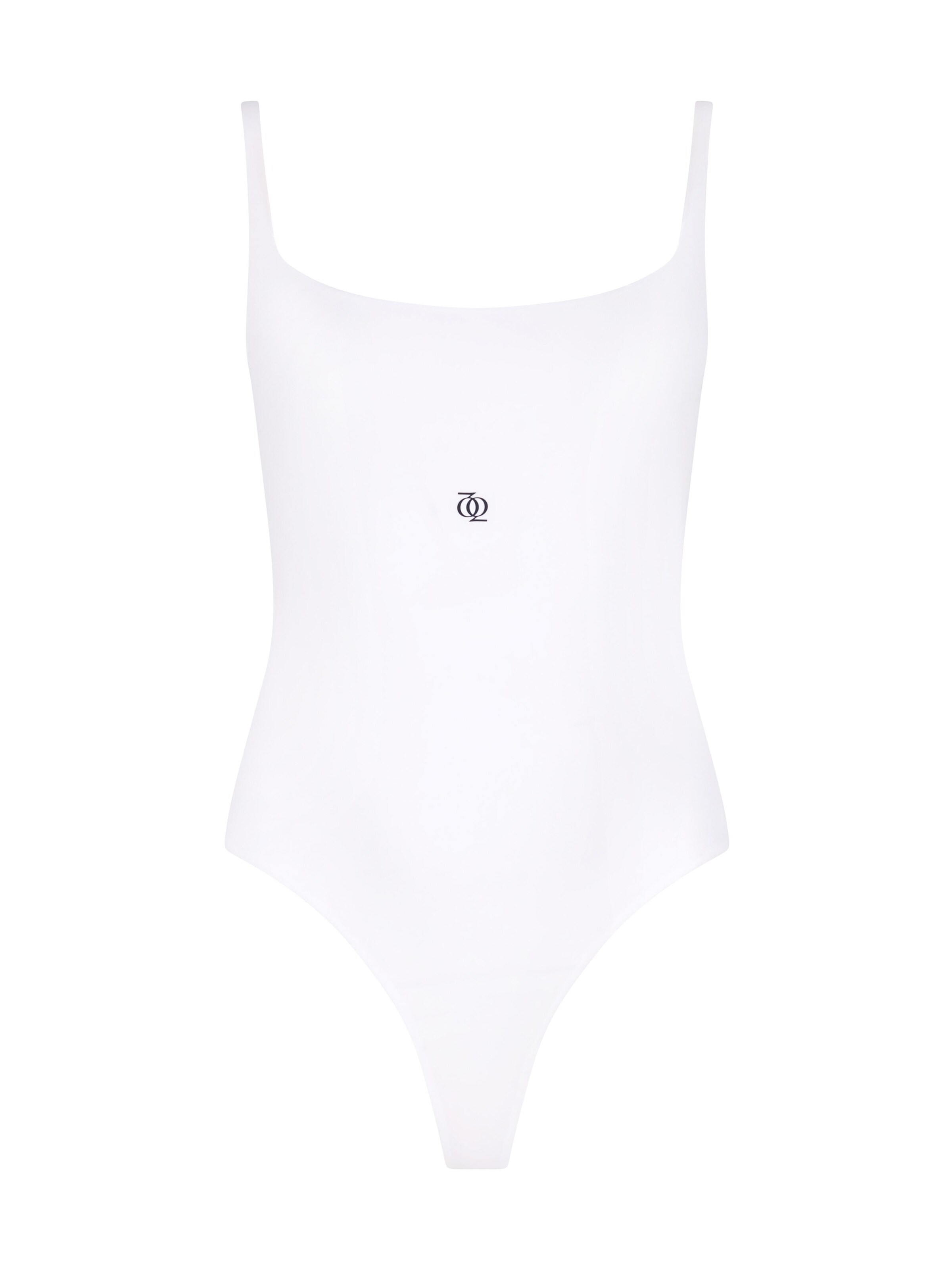 GOD SAVE QUEENS Bodysuit in Beige: front