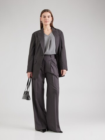 JDY Bluse 'JDYDIVYA' in Grau