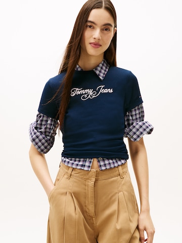 Tommy Jeans Shirts 'ESS' i blå: forside