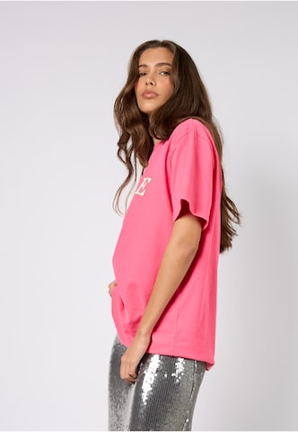 Maglietta 'Love' di OH APRIL in rosa