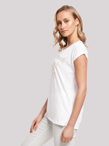 F4NT4STIC T-Shirt 'Disney The Little Mermaid Gradient' in Weiß