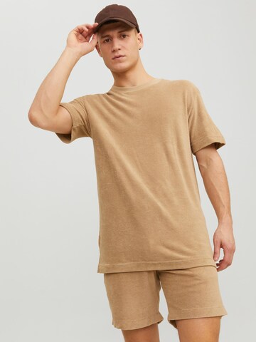JACK & JONES Bluser & t-shirts 'Terry' i beige: forside