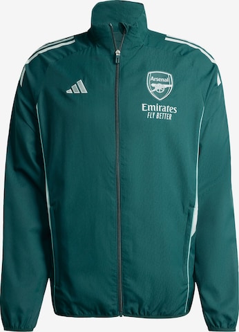 ADIDAS PERFORMANCE Functionele jas ' FC Arsenal Tiro 25 Competition' in Groen: voorkant
