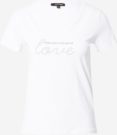 MORE & MORE Shirt in de kleur Zwart / Zilver / Wit, Productweergave