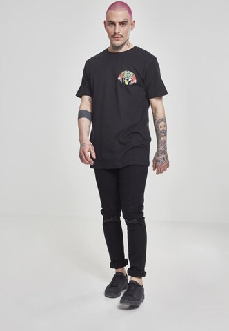 Mister Tee Shirt 'Broccoli' in Zwart
