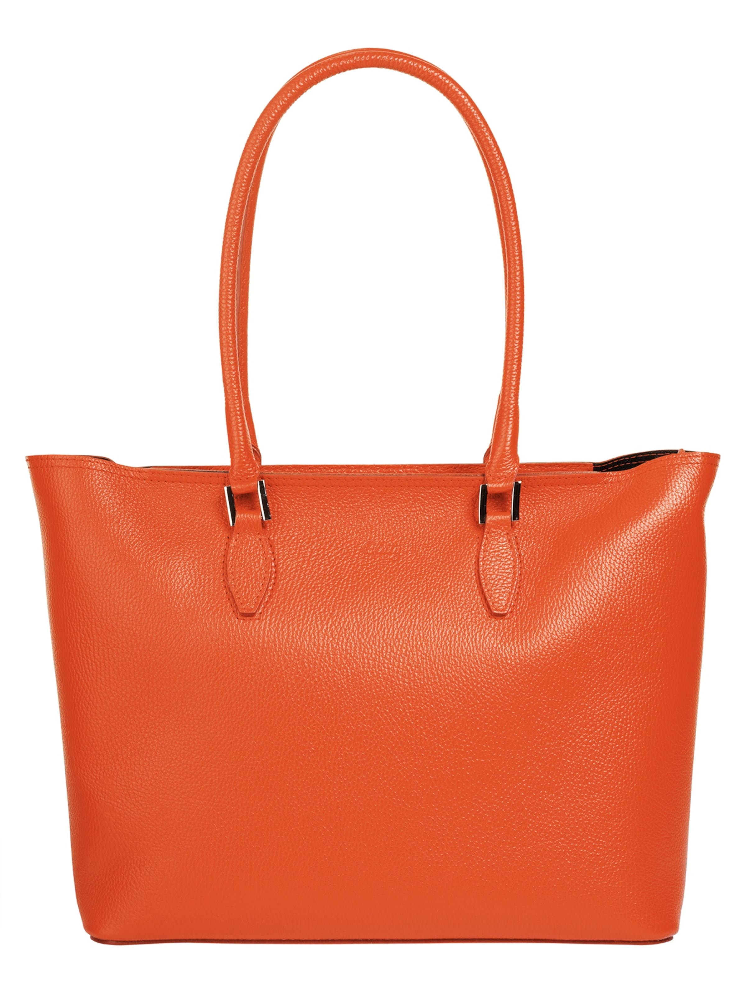 Cabas Cluty en orange : devant