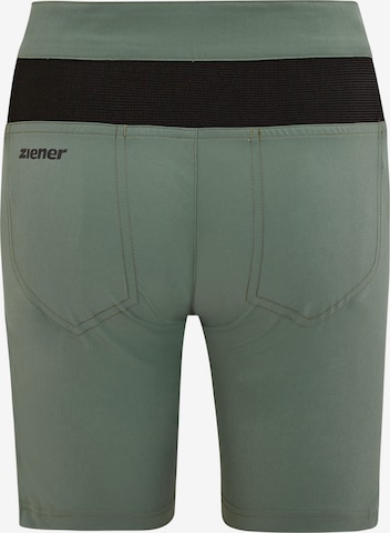 ZIENER Regular Workout Pants 'NATSU X-Function' in Green