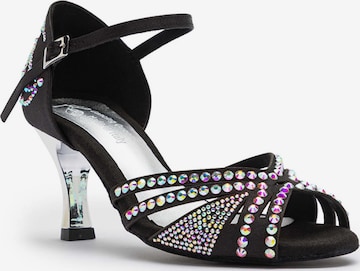 Dancing Queens Pumps 'Sparkle Shine Tanzschuhe Satin - Absatz 8.0 cm thin' in Black: front
