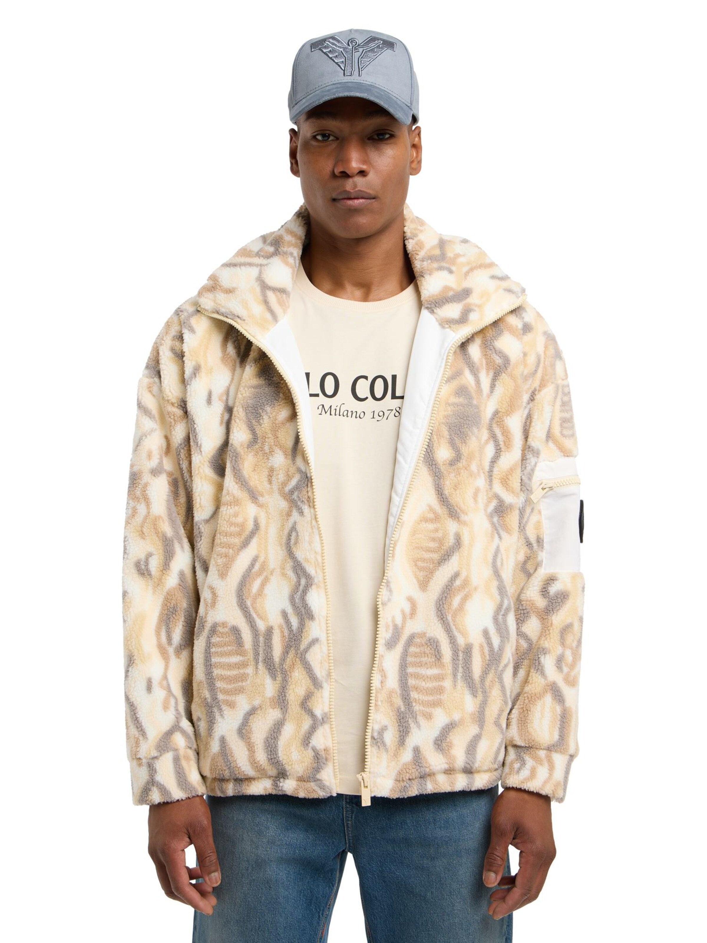 Carlo Colucci Übergangsjacke 'Dispoto' in Beige