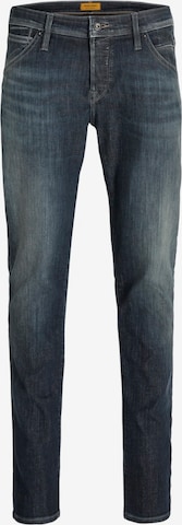 Coupe slim Jean 'JJIGlenn JJFox' JACK & JONES en bleu : devant