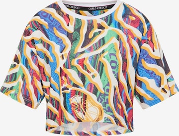 Carlo Colucci Shirt ' De Angelis ' in Gemengde kleuren: voorkant