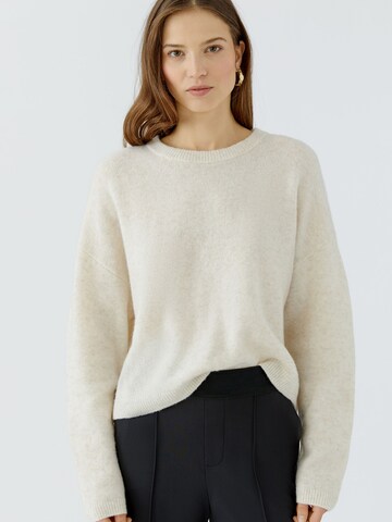 OUI Pullover 'Nila' in Beige: Vorderseite