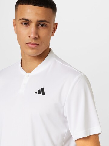 ADIDAS PERFORMANCE - Camiseta funcional 'Club Henley' en blanco