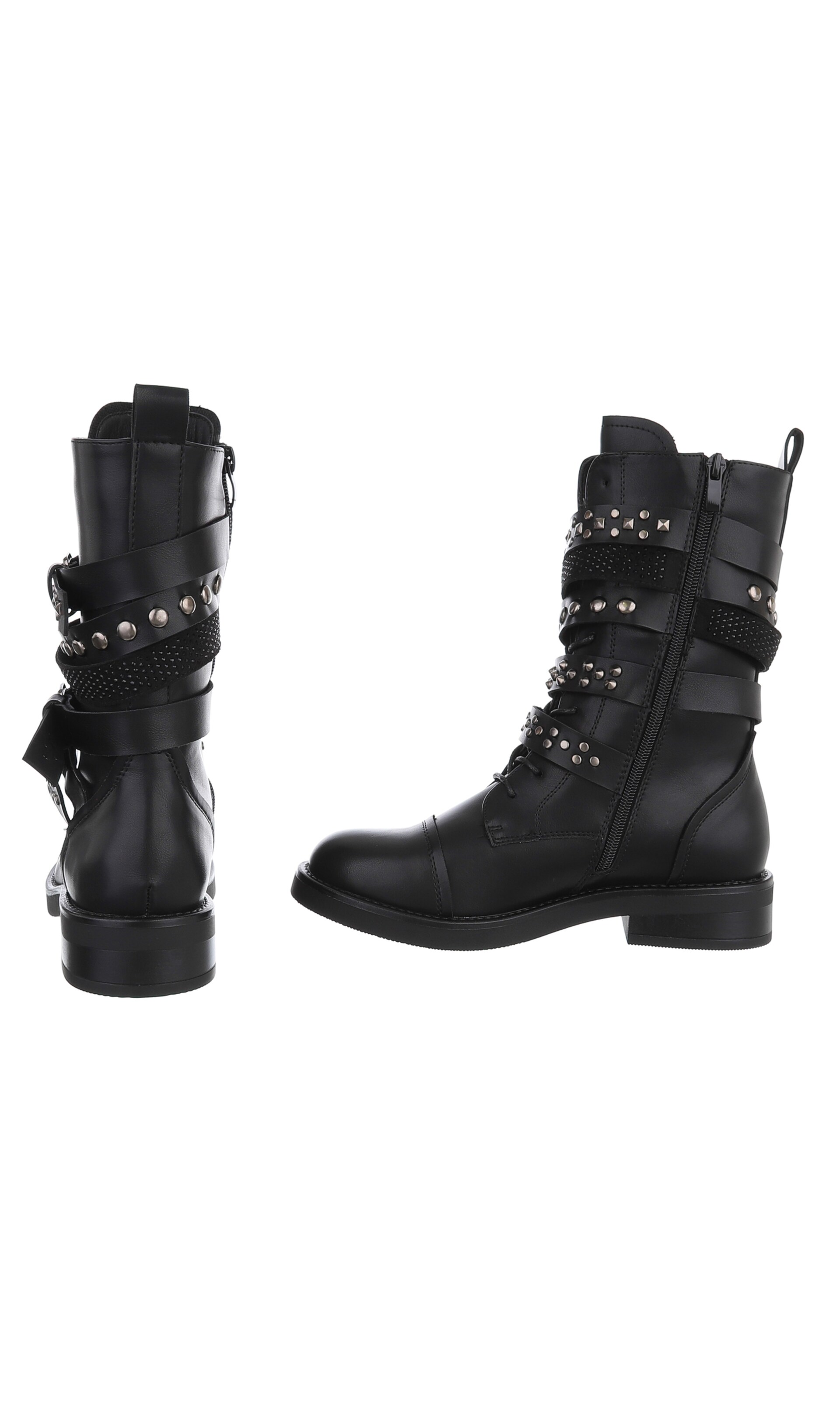 Ital-Design Stiefelette in Schwarz