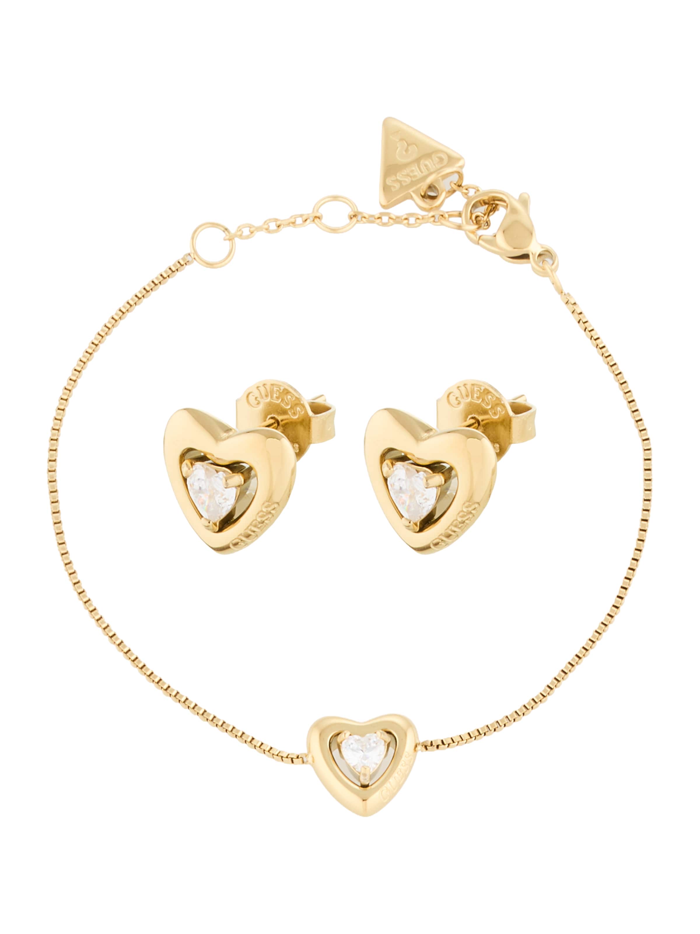 Parure de bijoux GUESS en or : devant